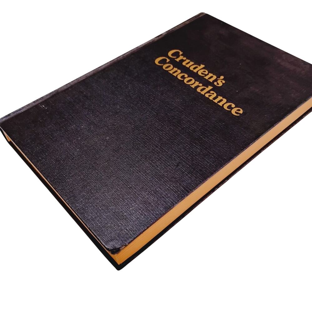 Vintage Cruden's Concordance to The Holy Scriptures Crusade Bible Publishers HC